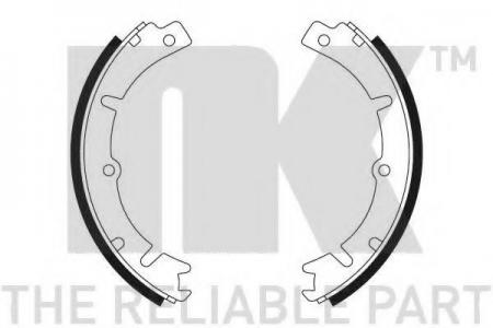 КОЛОДКИ ТОРМОЗНЫЕ БАРАБАННЫЕ BREMSBACKENSATZ 2736224