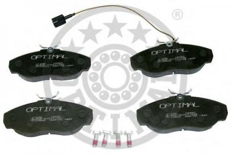 КОМПЛЕКТ ТОРМОЗНЫХ КОЛОДОК, ДИСКО 10490