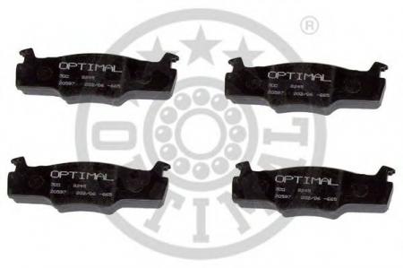 КОМПЛЕКТ ТОРМОЗНЫХ КОЛОДОК, ДИСКО 9245