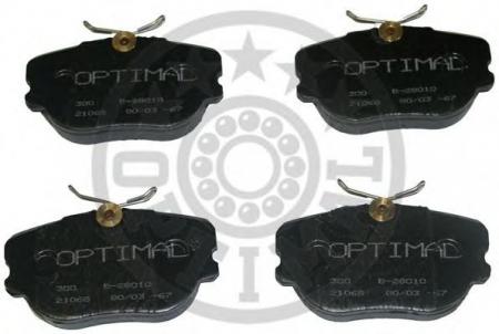 КОМПЛЕКТ ТОРМОЗНЫХ КОЛОДОК, ДИСКО 9638