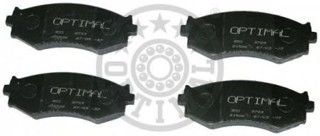 КОМПЛЕКТ ТОРМОЗНЫХ КОЛОДОК, ДИСКО 9723