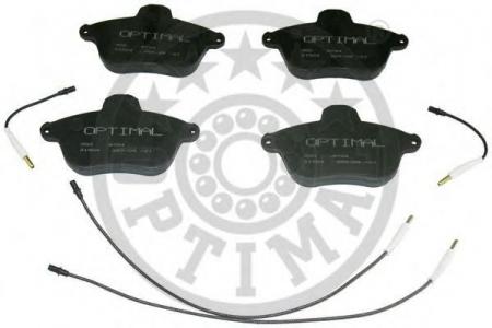 КОМПЛЕКТ ТОРМОЗНЫХ КОЛОДОК, ДИСКО 9784