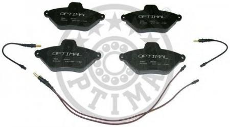 КОМПЛЕКТ ТОРМОЗНЫХ КОЛОДОК, ДИСКО 9857