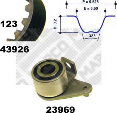 ZAHNRIEMENSATZ 23926