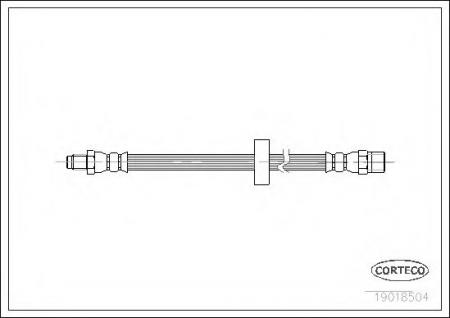 ШЛАНГ ТОРМОЗНОЙ 19018504