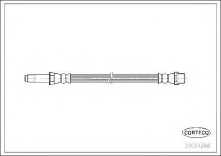 ШЛАНГ ТОРМОЗНОЙ 19034268