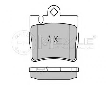 КОЛОДКИ ТОРМОЗНЫЕ ЗАДНИЕ 025 230 7815