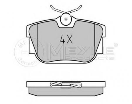 КОЛОДКИ ТОРМОЗНЫЕ ЗАДН. (WVA 23224 16,4MM) 025 232 2416/N