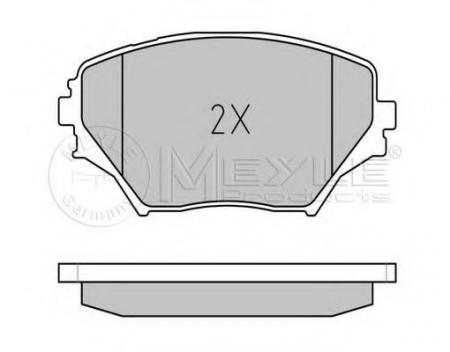 КОЛОДКИ ТОРМОЗНЫЕ ПЕРЕДНИЕ (WVA 23585 17,4MM) 025 235 8517