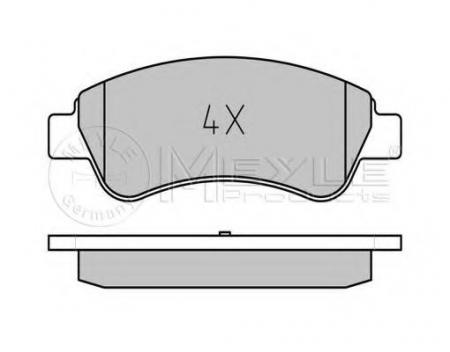 КОЛОДКИ ТОРМОЗНЫЕ ДИСКОВЫЕ /КОМПЛЕКТ 4 ШТ/ PEUGEOT 025 235 9919