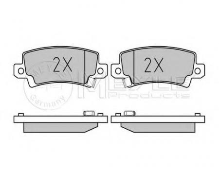 ТОРМОЗНЫЕ КОЛОДКИ 0252381616/W