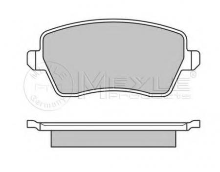 КОЛОДКИ ТОРМОЗНЫЕ ПЕРЕДНИЕ 025 244 0317/W