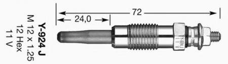СВЕЧИ НАКАЛИВАНИЯNGK 6305