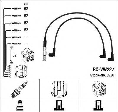 RC-VW227 (0958) VW GOLF III 1.6I 94- -  0958
