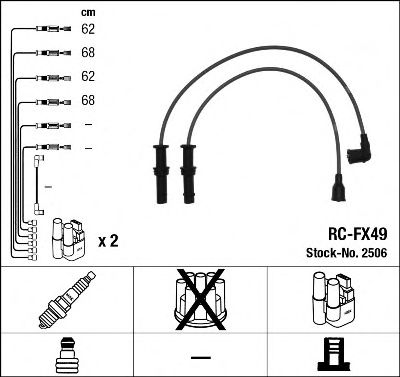  / SUBARU IMPREZA 1.6 -00 RC-FX49 2506