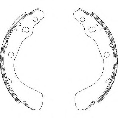 КОЛОДКИ БАРАБАННЫЕ HONDA LOGO GA3 1.3I 99-02 415100