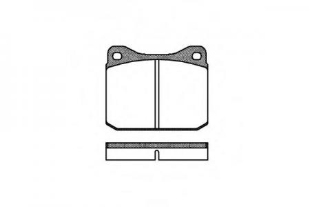 КОЛОДКИ ТОРМОЗНЫЕ ДИСКОВЫЕ /КОМПЛЕКТ 4 ШТ/ VW LT 2 001010