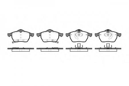 КОЛОДКИ ТОРМОЗНЫЕ ДИСКОВЫЕ 039032