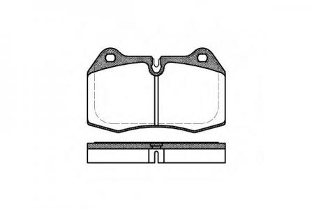 КОЛОДКИ ТОРМОЗНЫЕ ДИСКОВЫЕ 044100