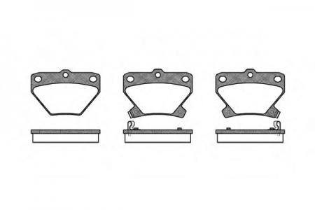 КОМПЛЕКТ ТОРМОЗНЫХ КОЛОДОК ДИСКОВЫЙ ТОРМОЗ 074102