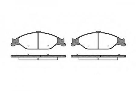 КОЛОДКИ ТОРМ.ПЕР. 0760 00