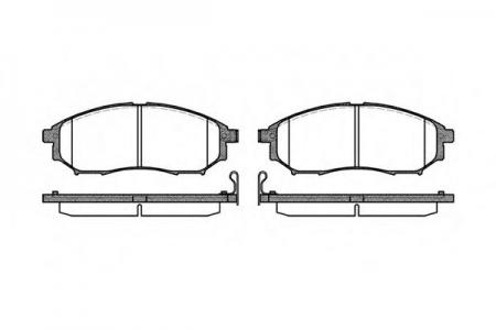 КОЛОДКИ ТОРМОЗНЫЕ ДИСКОВЫЕ /КОМПЛЕКТ 4 ШТ/ NISSAN 085214