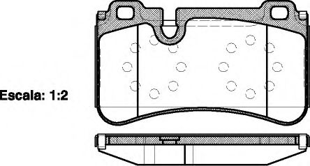 КОЛОДКИ ДИСКОВЫЕ З. MB C219 AMG M156.983 6.2 06 -> 128000