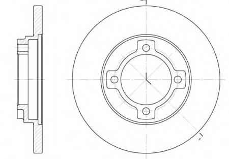 ТОРМОЗНОЙ ДИСК 6522.00
