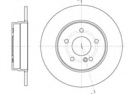 ДИСК ТОРМОЗНОЙ MB W124/W210 2.0-4.3 96 655500
