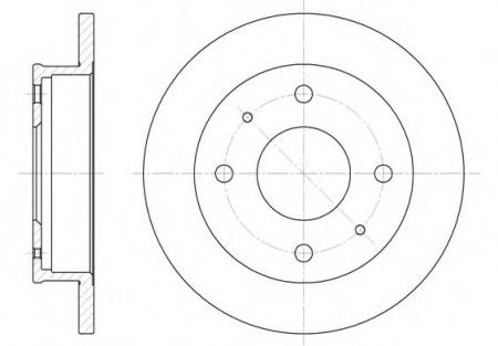 ТОРМОЗНОЙ ДИСК 6568.00