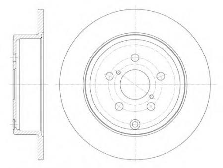 ДИСК ТОРМОЗНОЙ TOYOTA AVENSIS 1.8-2.0D-4D 03 670000