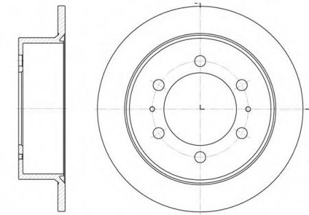 ТОРМОЗНОЙ ДИСК 6784.00