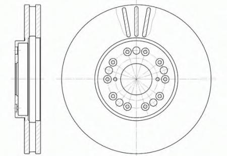 ДИСК ТОРМОЗНОЙ LEXUS GS/IS 300 93 679310