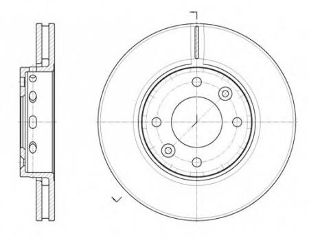 ДИСК ТОРМОЗНОЙ KIA CARENS 1.6/1.8/2.0/2.0D 02 689110