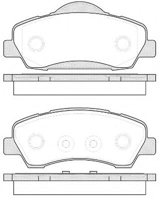 КОЛОДКИ ДИСКОВЫЕ ПЕРЕДНИЕ 153000