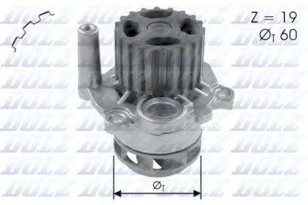 НАСОС ВОДЯНОЙ VW, SKODA 1.9TDI 00 A-197