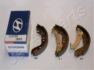 КОЛОДКИ ТОРМОЗНЫЕ БАРАБАННЫЕ HY ACCENT 1.3-1. GF-595AF