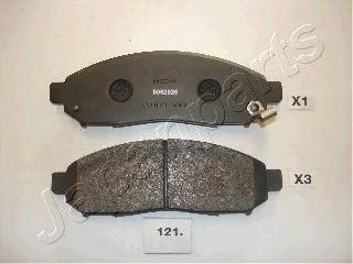 КОЛОДКИ ТОРМОЗНЫЕ ДИСКОВЫЕ ПЕРЕДН NISSAN PATHFINDE PA-121AF