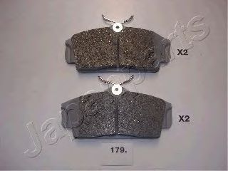 КОЛОДКИ ТОРМОЗНЫЕ ПЕРЕДНИЕ ALMERA N16 / PRIMERA P11 pa179af