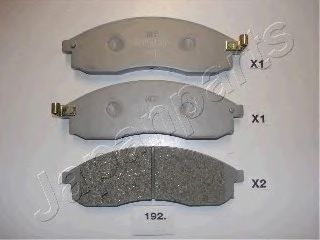 КОЛОДКИ ТОРМОЗНЫЕ ДИСКОВЫЕ PA-192AF