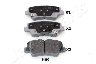 КОЛОДКИ ТОРМОЗНЫЕ ДИСКОВЫЕ ЗАДН KIA SOUL 1.6I/CRDI PP-H09AF