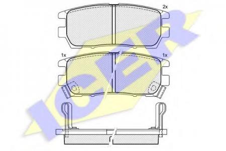 140980 (21840) MITSUBISHI PAJERO 91- R 140980