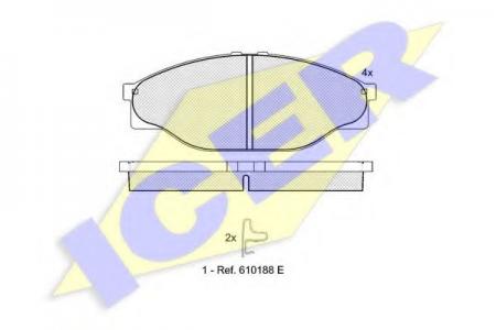 141010 (21689) TOYOTA HIACE 89- F 141010