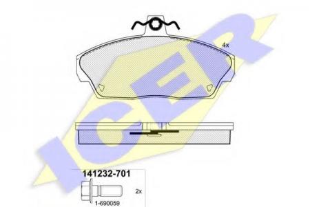 141232-701 (21515) L-ROVER FREELANDER 98- F 141232701