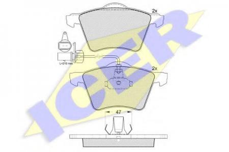 141350 (23034) VW T4 95- F 141350 Icer