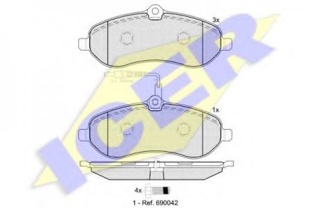141802 (24595) CITROEN Jumpy 07- 141802 Icer