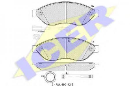 141803 (24468/24469) FIAT DUCATO 06- F 141803