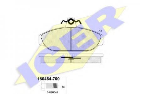 180464-700 (20740) VOLVO 740/760/940/960 F 180464700