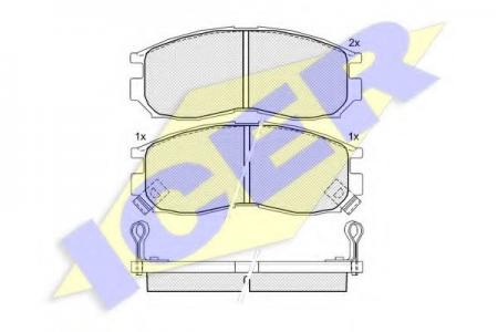 180771 (21647) MITSUBISHI Galant 88- F 180771 Icer