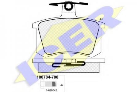 180784-700 (21144) AUDI 100 82- R 180784-700